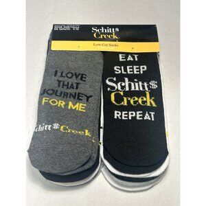 schitts creek 10 pairs womens low cut ankle socks size 4-10
